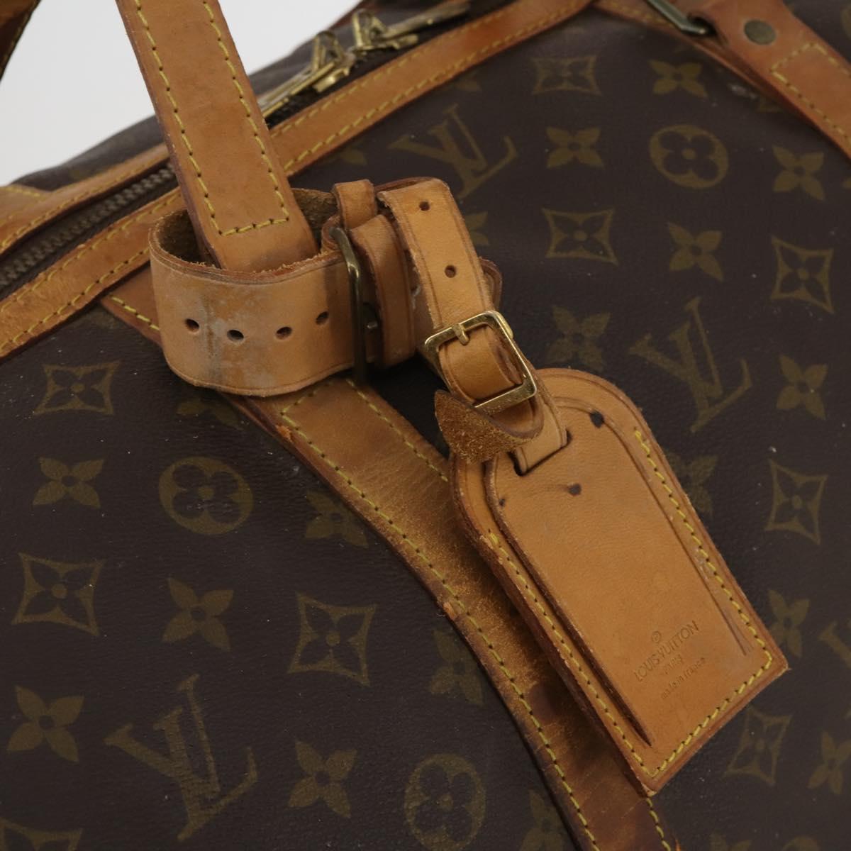 LOUIS VUITTON Monogram Sac Souple 55 Boston Bag M41622 LV Auth BA14394