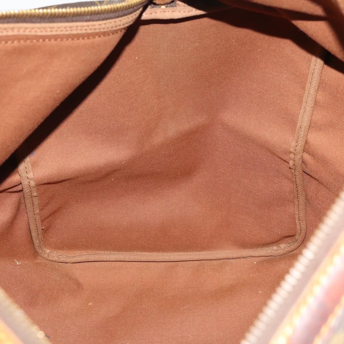 LOUIS VUITTON Monogram Sac Souple 55 Boston Bag M41622 LV Auth BA14394