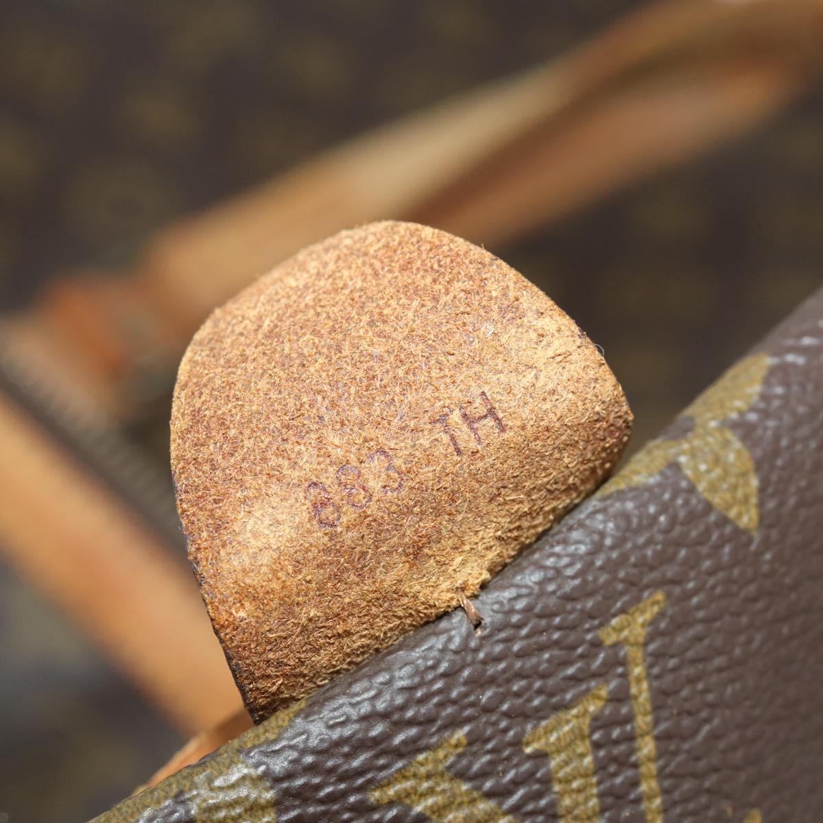LOUIS VUITTON Monogram Sac Souple 55 Boston Bag M41622 LV Auth BA14394