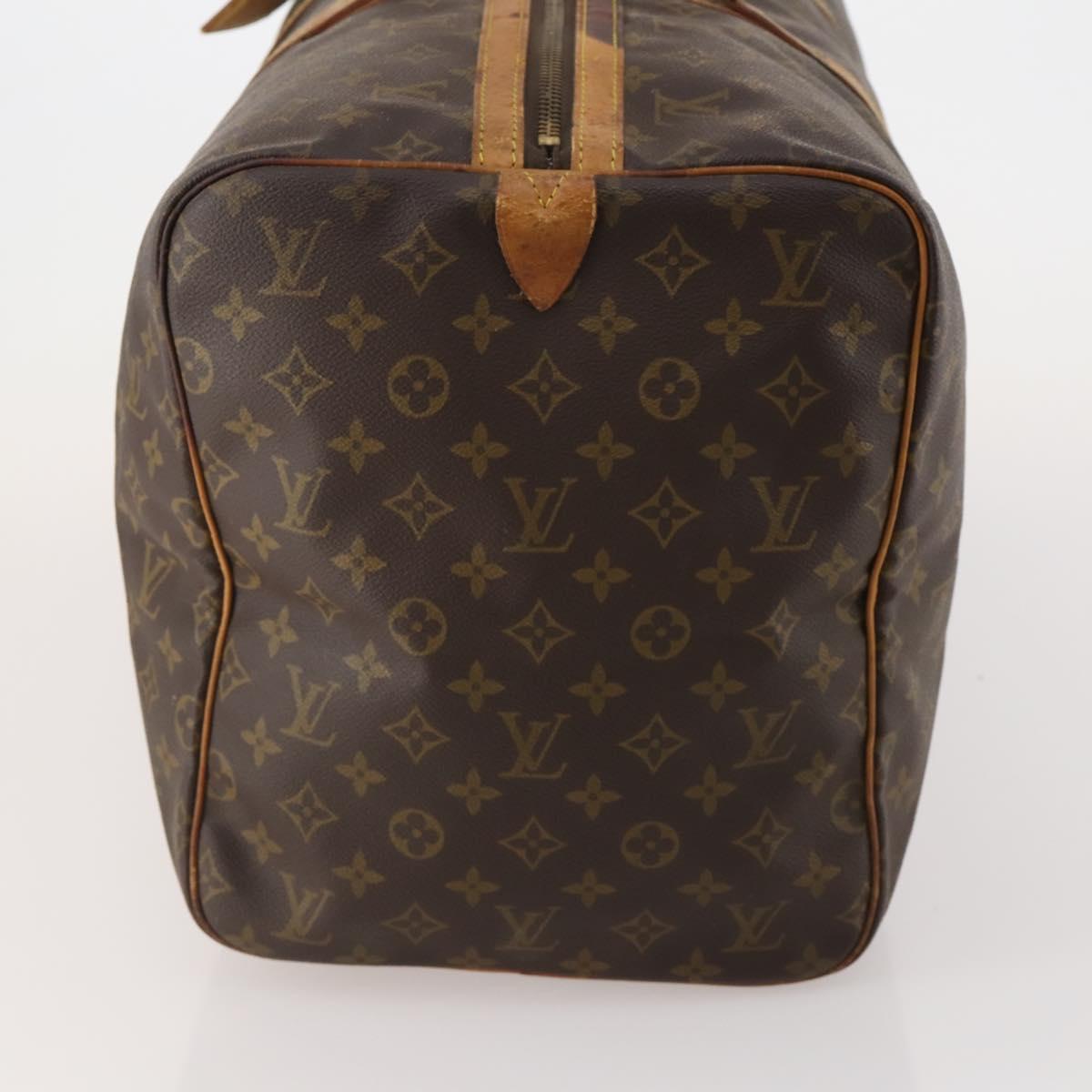 LOUIS VUITTON Monogram Sac Souple 55 Boston Bag M41622 LV Auth BA14394
