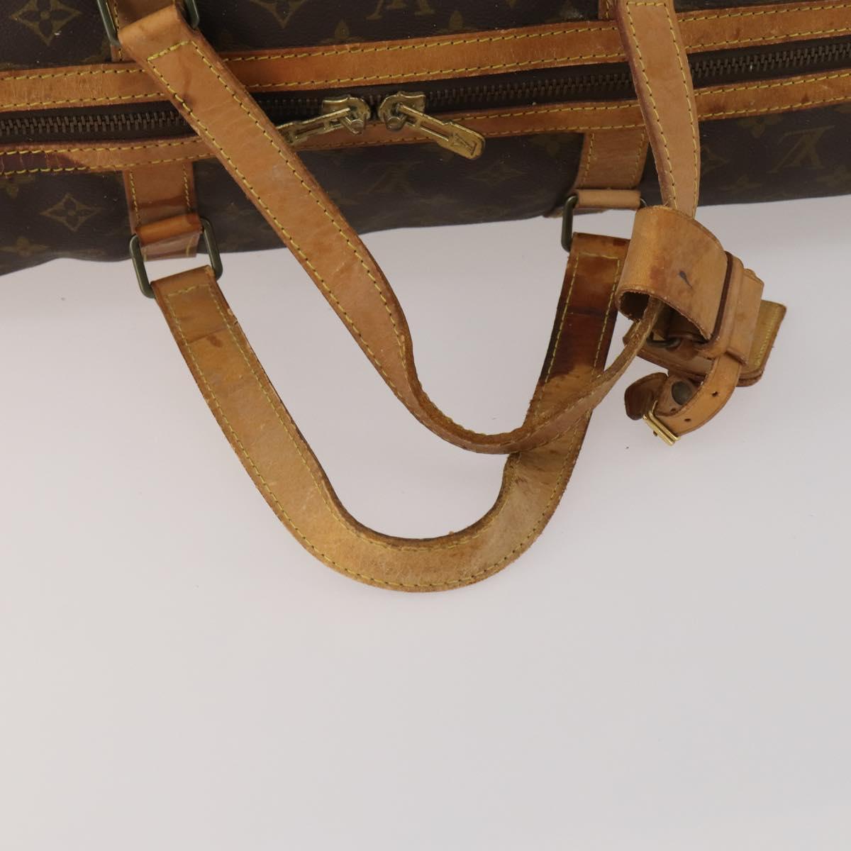 LOUIS VUITTON Monogram Sac Souple 55 Boston Bag M41622 LV Auth BA14394