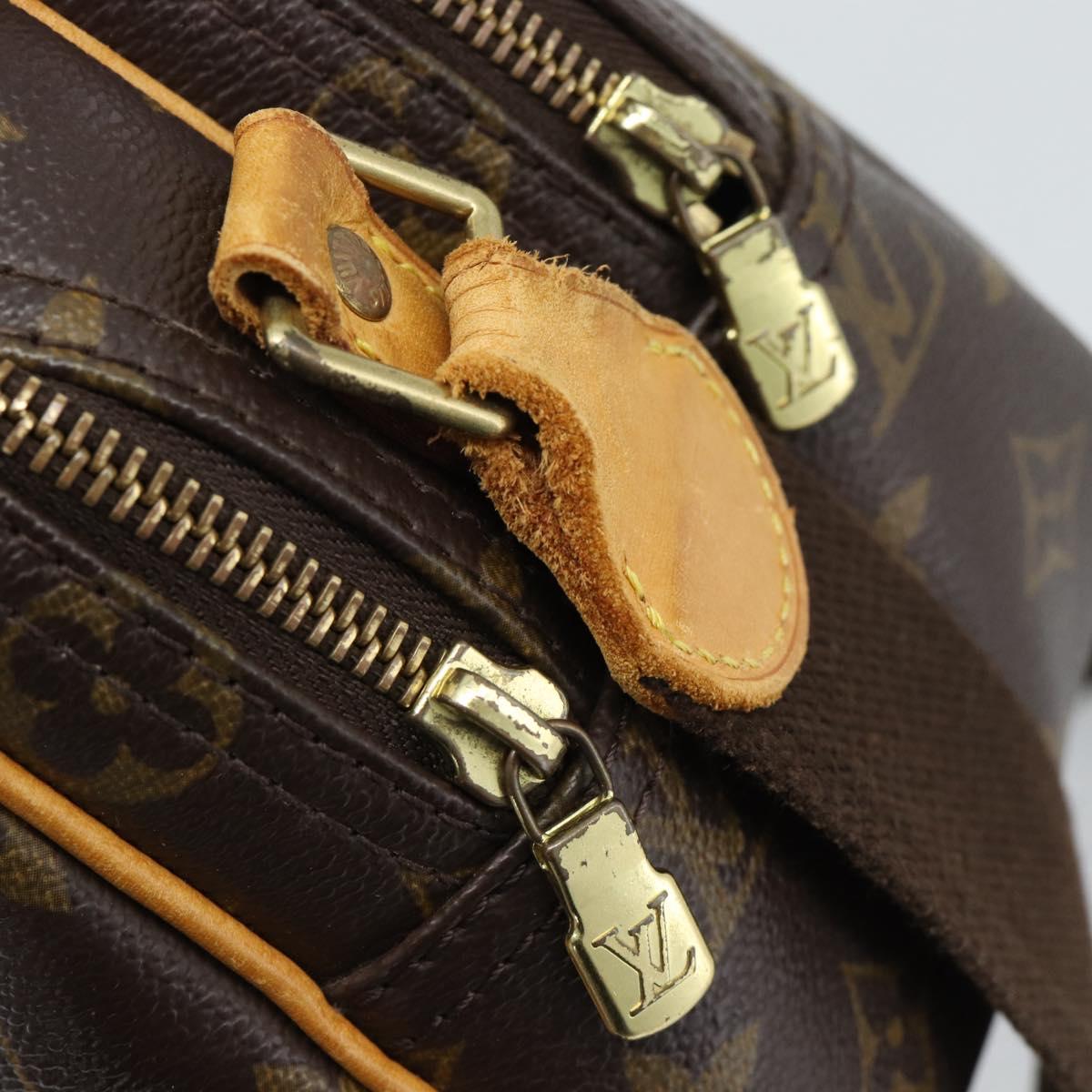 LOUIS VUITTON Monogram Reporter PM Shoulder Bag M45254 LV Auth BA14396