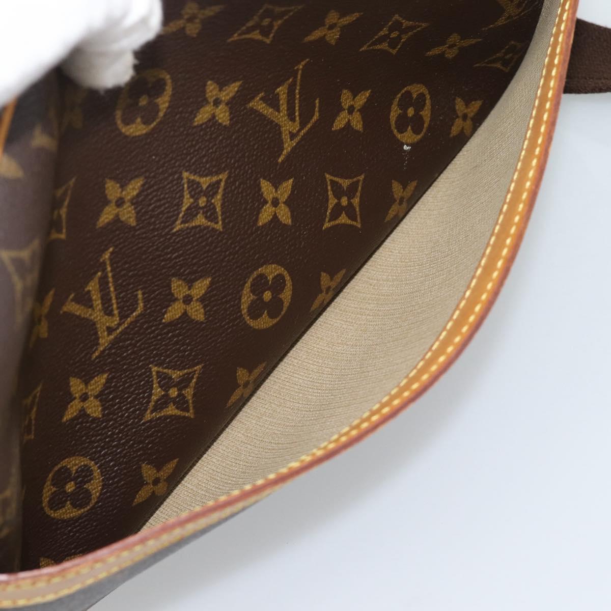 LOUIS VUITTON Monogram Reporter PM Shoulder Bag M45254 LV Auth BA14396