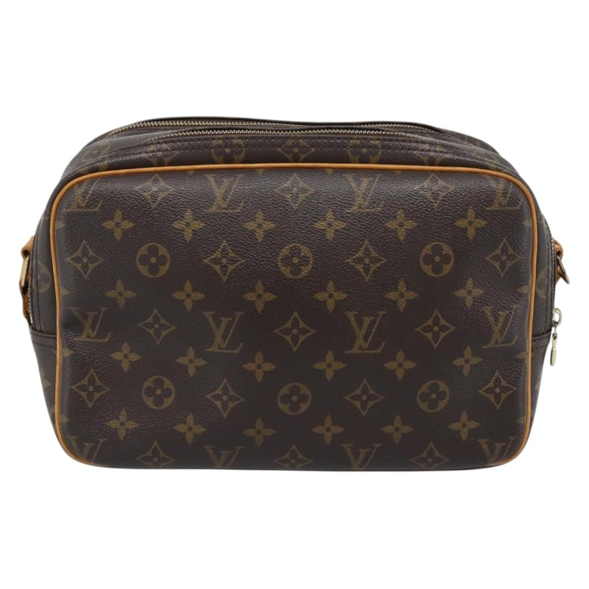 LOUIS VUITTON Monogram Reporter PM Shoulder Bag M45254 LV Auth BA14396