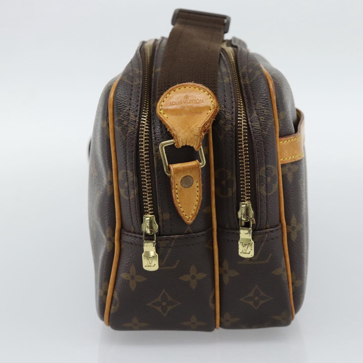 LOUIS VUITTON Monogram Reporter PM Shoulder Bag M45254 LV Auth BA14396