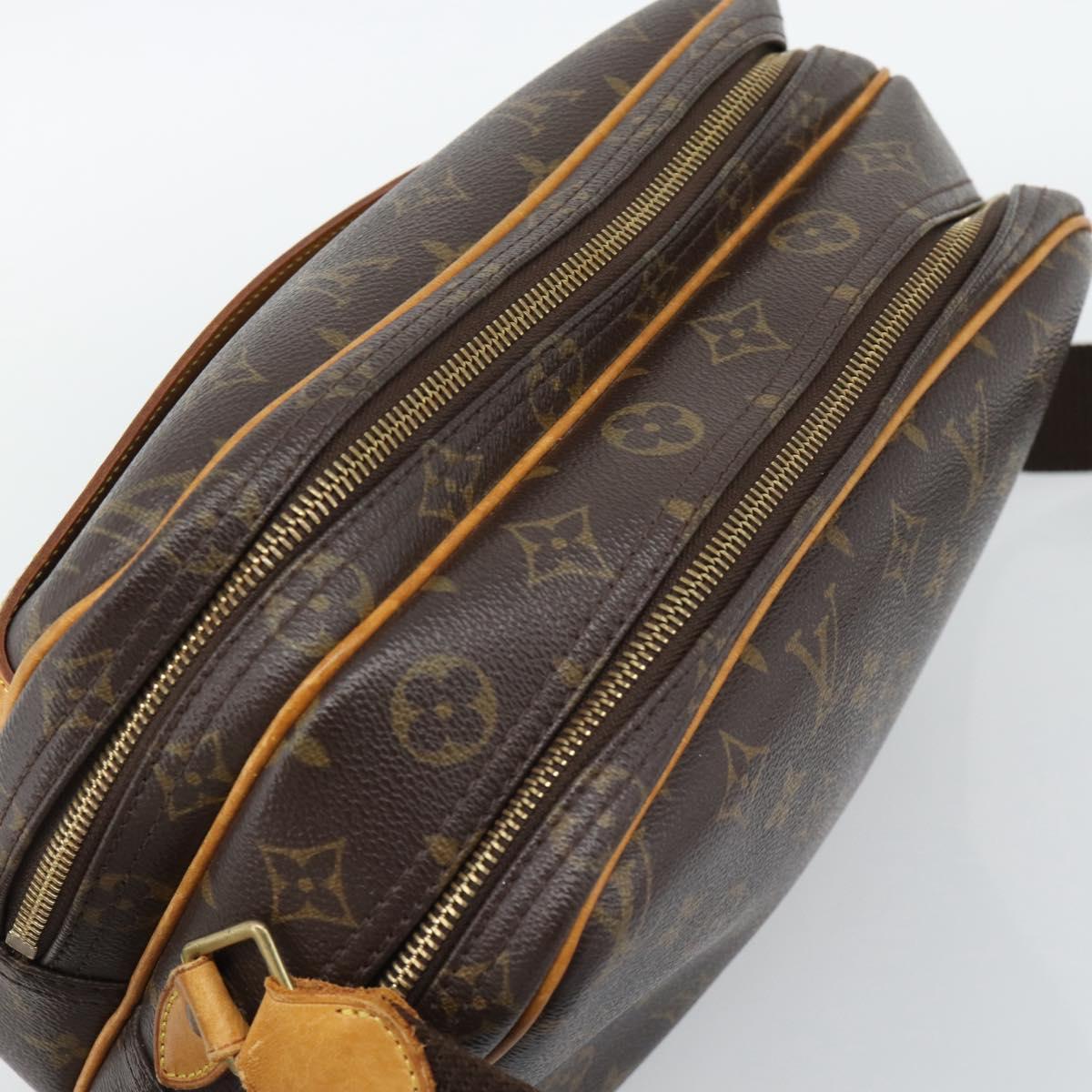 LOUIS VUITTON Monogram Reporter PM Shoulder Bag M45254 LV Auth BA14396