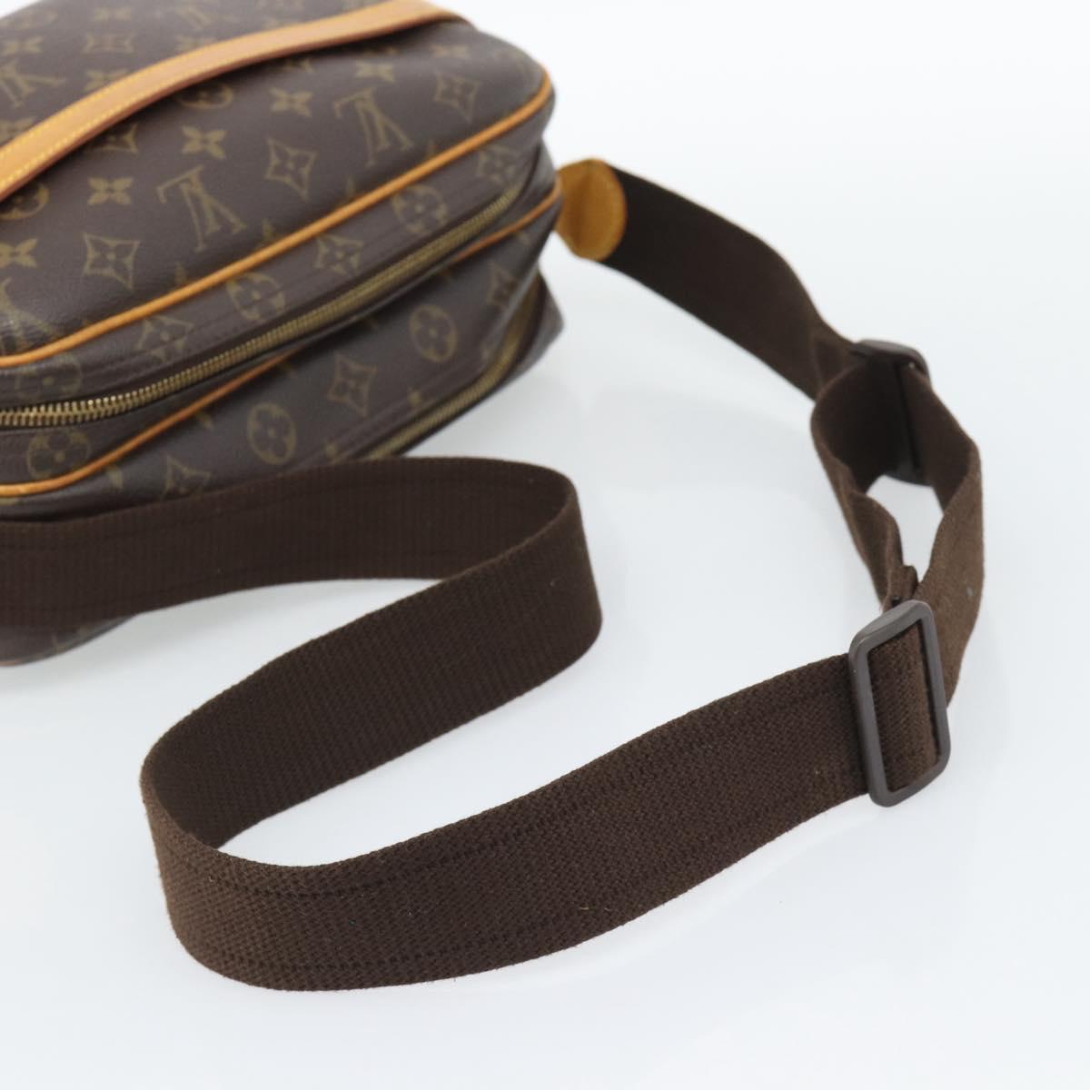 LOUIS VUITTON Monogram Reporter PM Shoulder Bag M45254 LV Auth BA14396