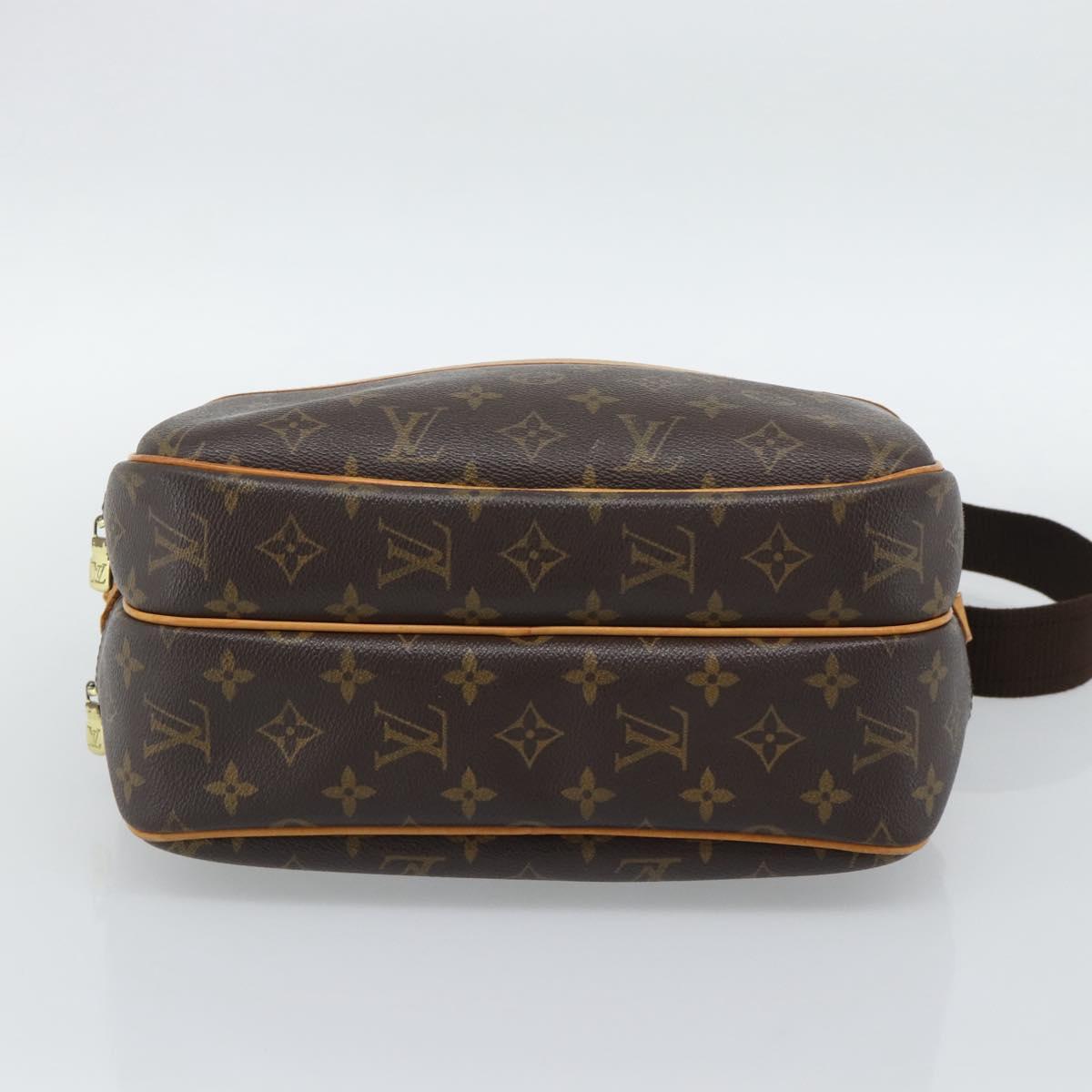 LOUIS VUITTON Monogram Reporter PM Shoulder Bag M45254 LV Auth BA14396