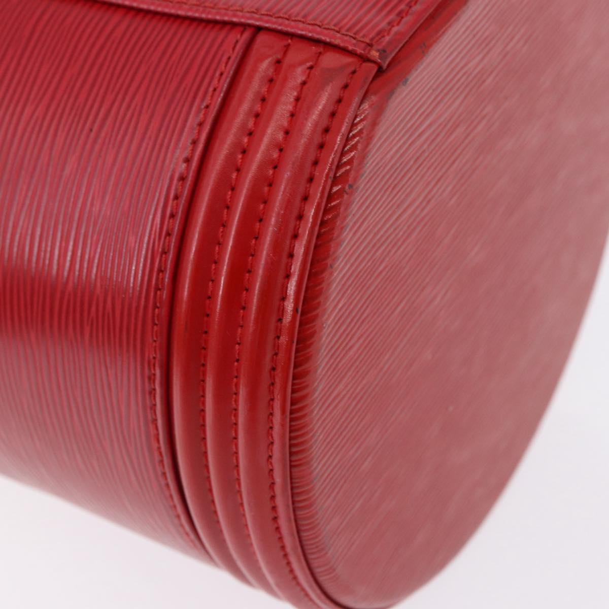 LOUIS VUITTON Epi Cannes Hand Bag Red M48037 LV Auth BA14397