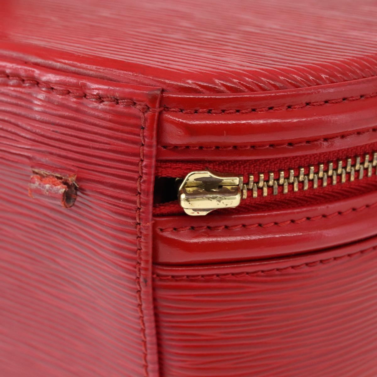 LOUIS VUITTON Epi Cannes Hand Bag Red M48037 LV Auth BA14397