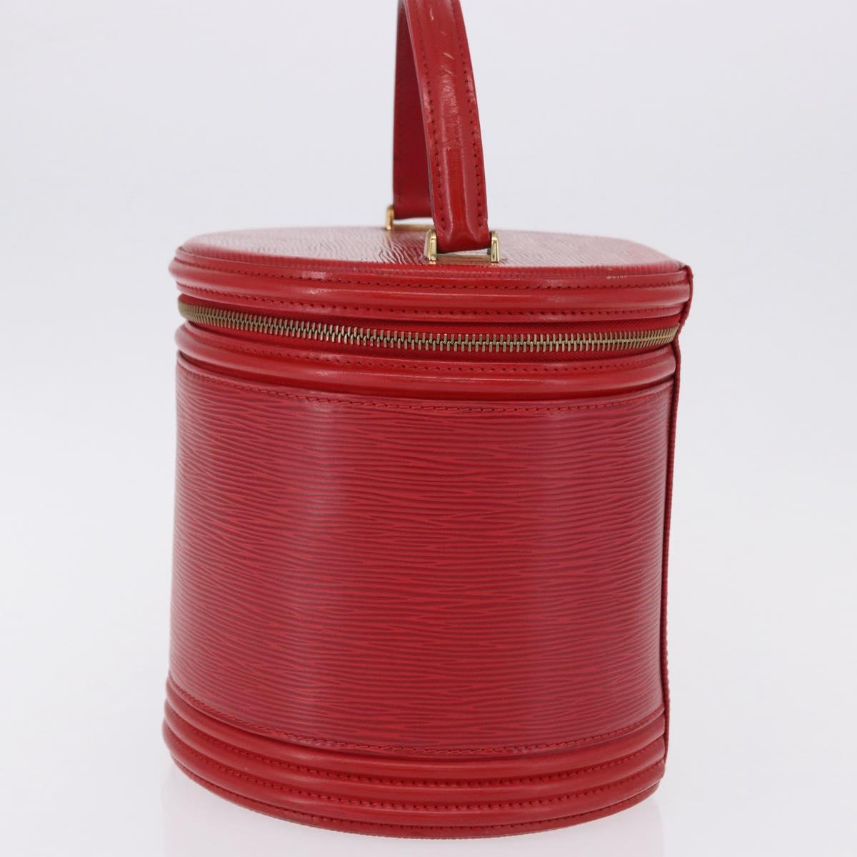 LOUIS VUITTON Epi Cannes Hand Bag Red M48037 LV Auth BA14397