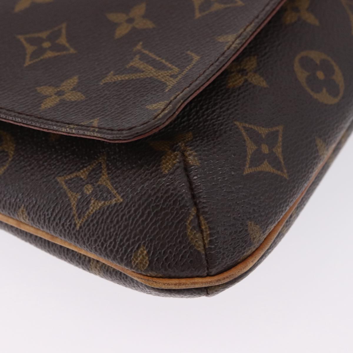 LOUIS VUITTON Monogram Musette Tango Shoulder Bag M51257 LV Auth BA14398A