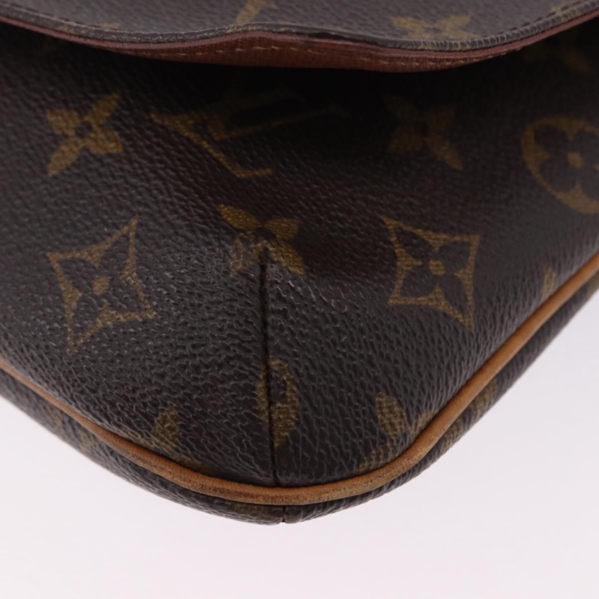 LOUIS VUITTON Monogram Musette Tango Shoulder Bag M51257 LV Auth BA14398A