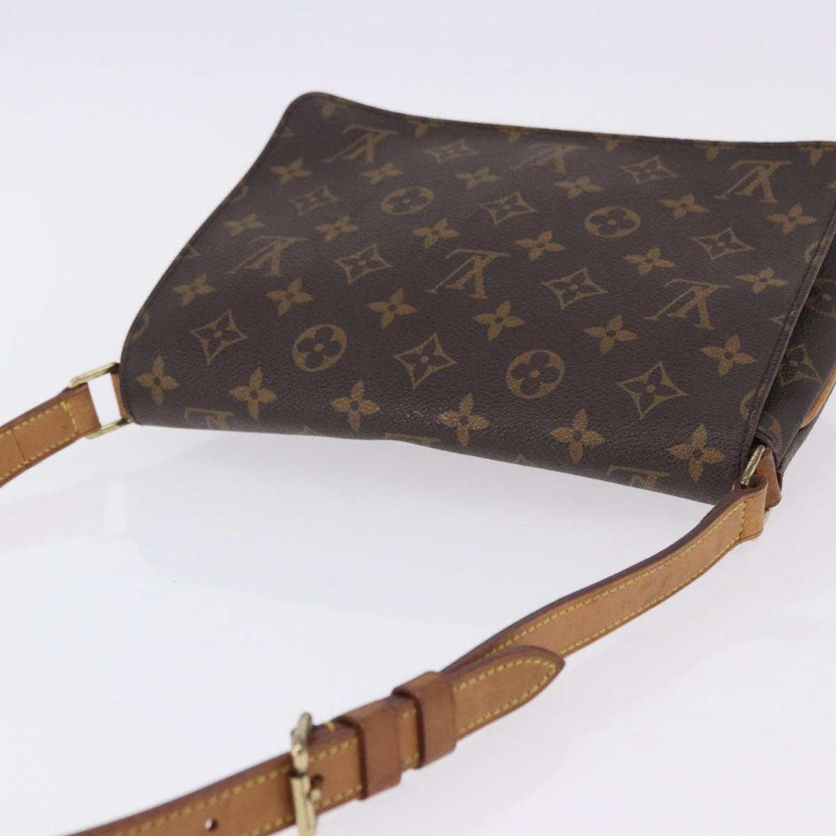 LOUIS VUITTON Monogram Musette Tango Shoulder Bag M51257 LV Auth BA14398A