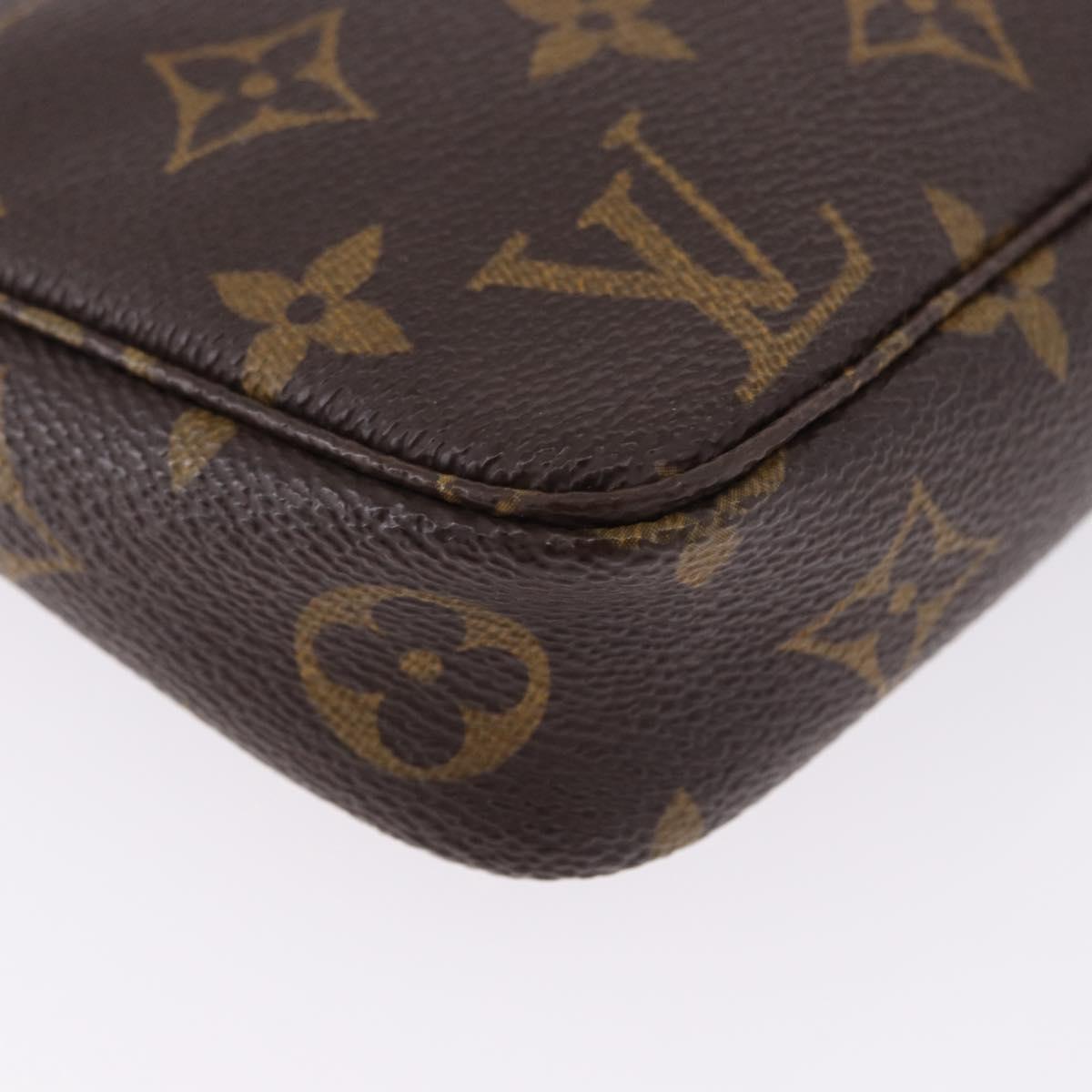 LOUIS VUITTON Monogram Pochette Accessoires Pouch M51980 LV Auth BA14399