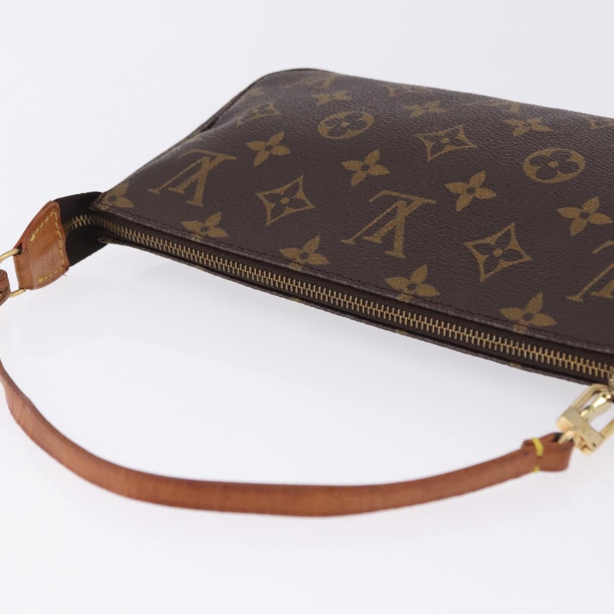 LOUIS VUITTON Monogram Pochette Accessoires Pouch M51980 LV Auth BA14399