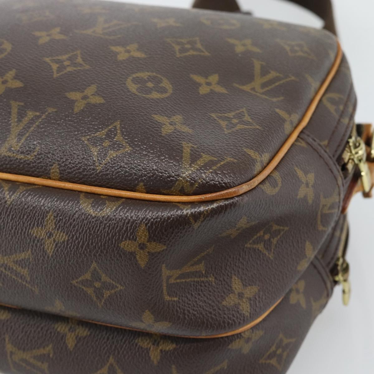 LOUIS VUITTON Monogram Reporter PM Shoulder Bag M45254 LV Auth BA14400