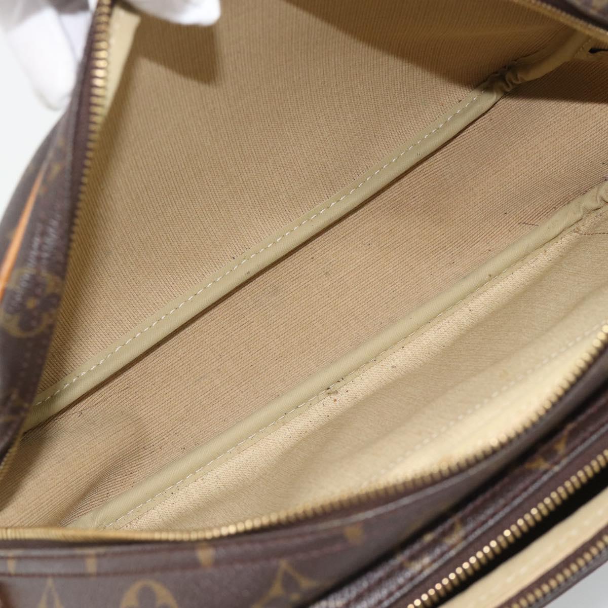 LOUIS VUITTON Monogram Reporter PM Shoulder Bag M45254 LV Auth BA14400