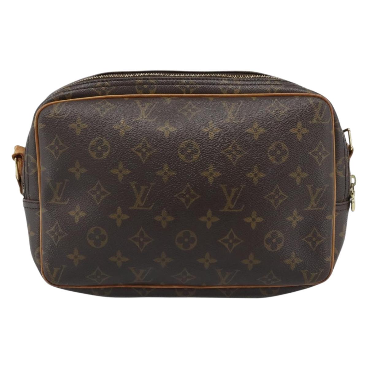 LOUIS VUITTON Monogram Reporter PM Shoulder Bag M45254 LV Auth BA14400