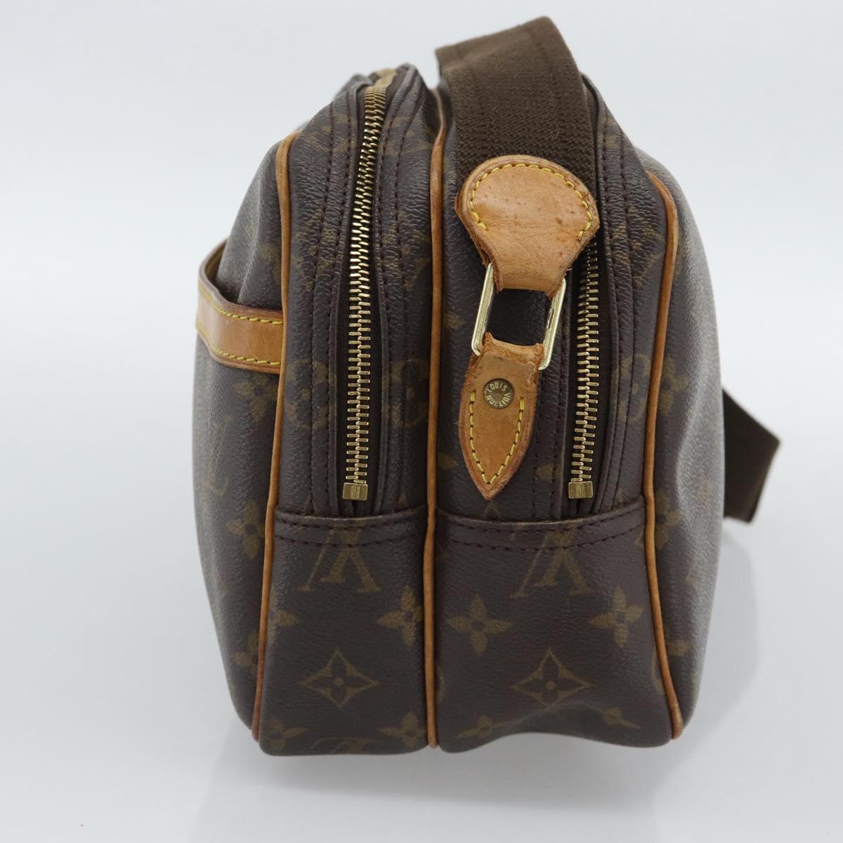 LOUIS VUITTON Monogram Reporter PM Shoulder Bag M45254 LV Auth BA14400