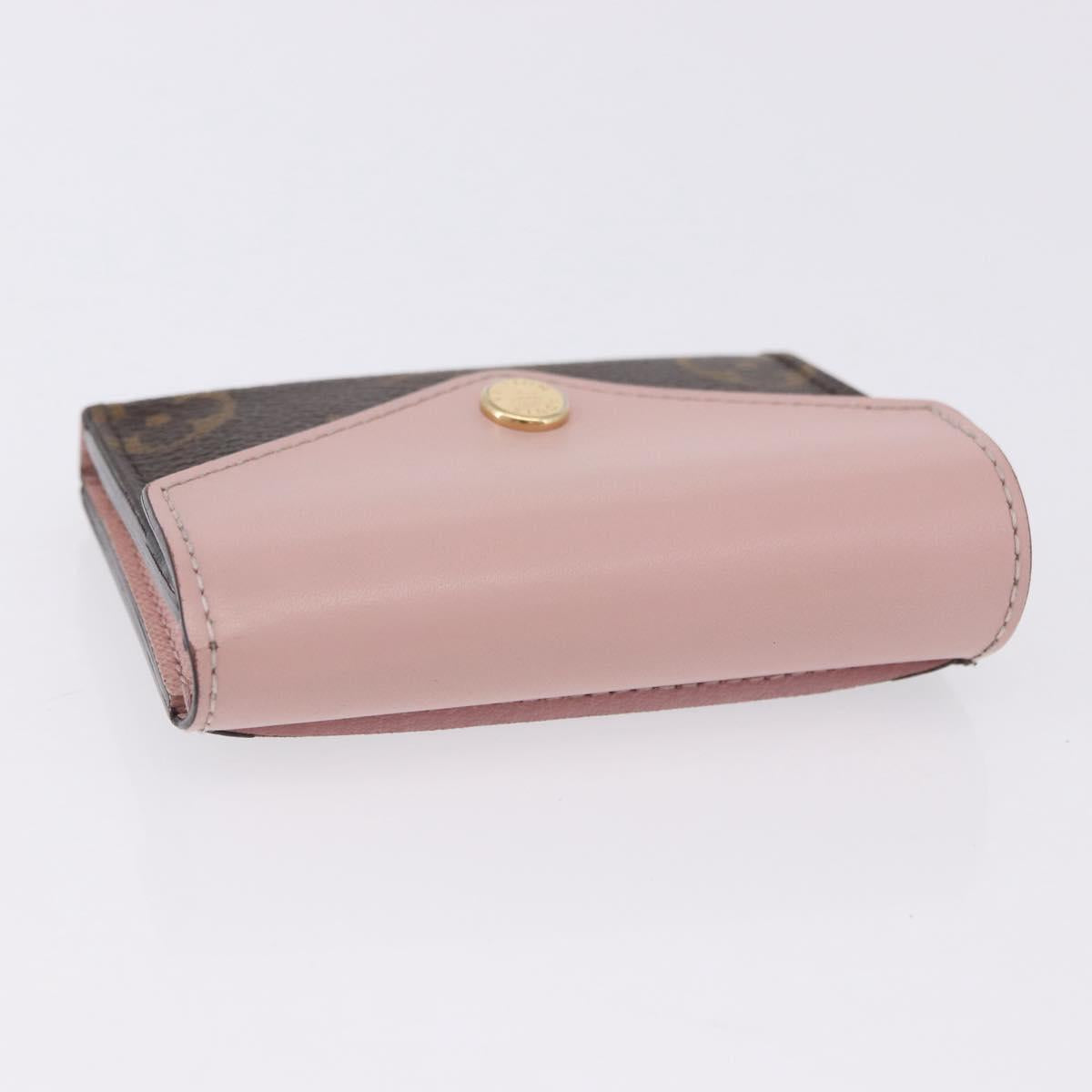 LOUIS VUITTON Monogram Portefeuille Zoe Wallet Pink M62933 LV Auth BA14404
