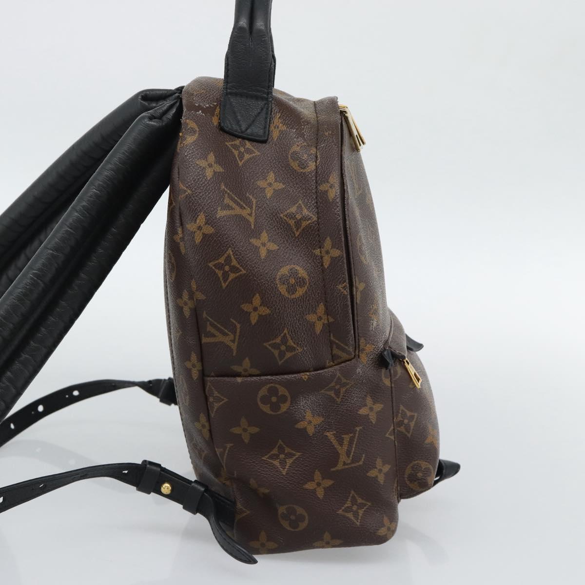 LOUIS VUITTON Monogram Palm Springs PM Backpack M43116 LV Auth BA14405