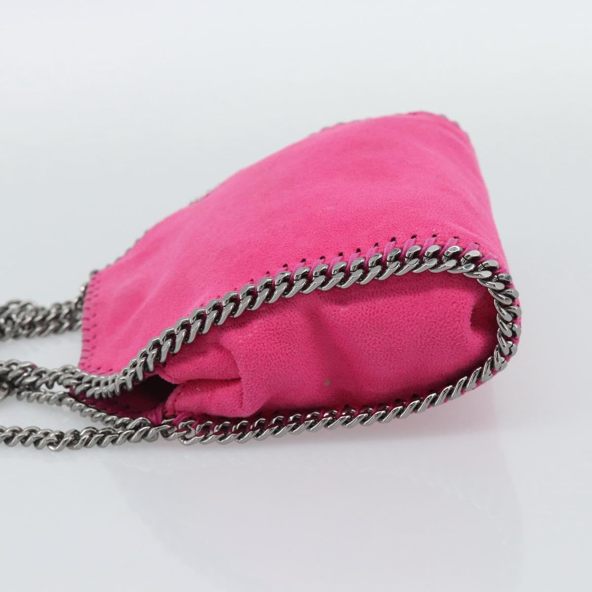 Stella MacCartney Chain Falabella Bag Polyester 2way Pink 391698 Auth BA14406A