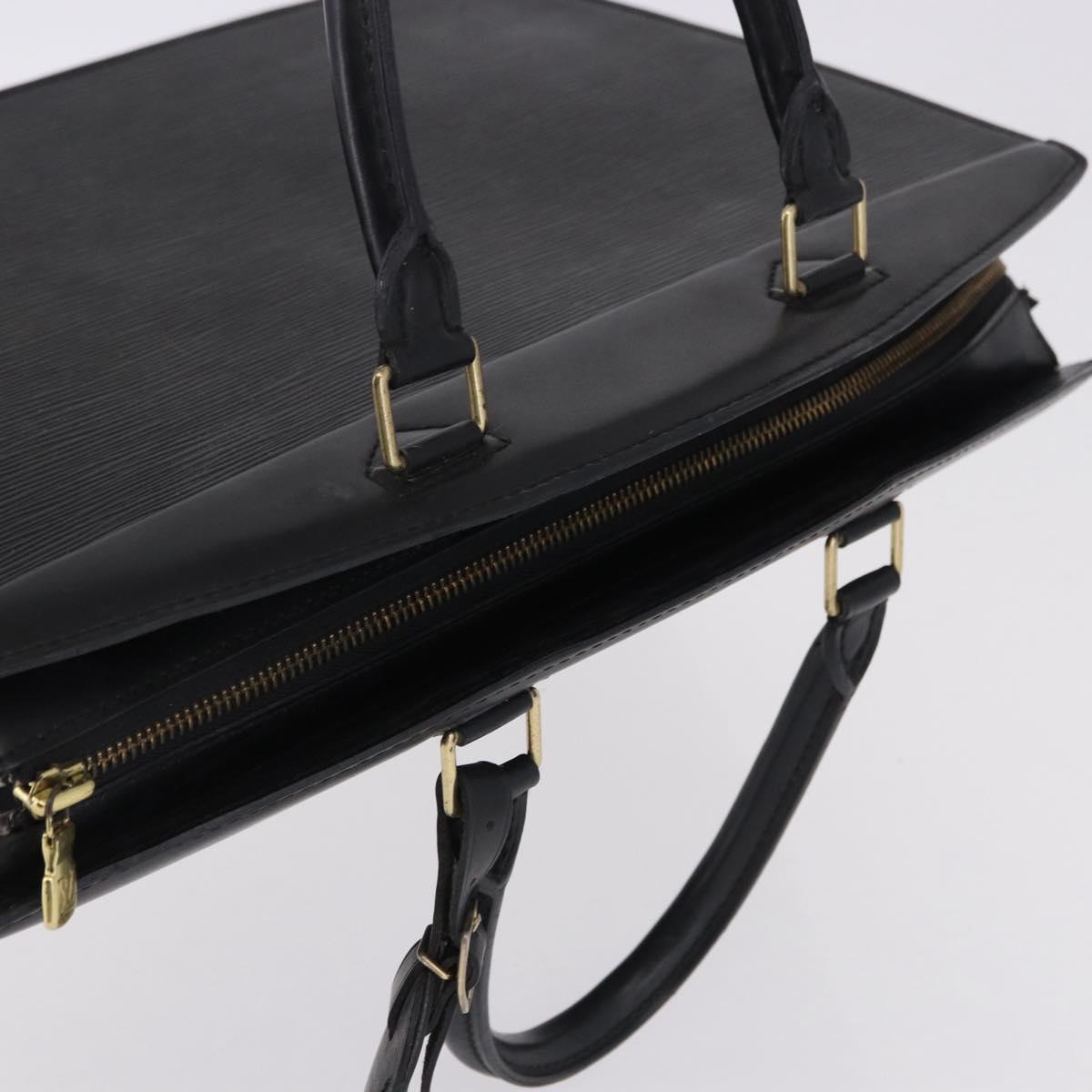 LOUIS VUITTON Epi Riviera Hand Bag Black M48182 LV Auth BA14411