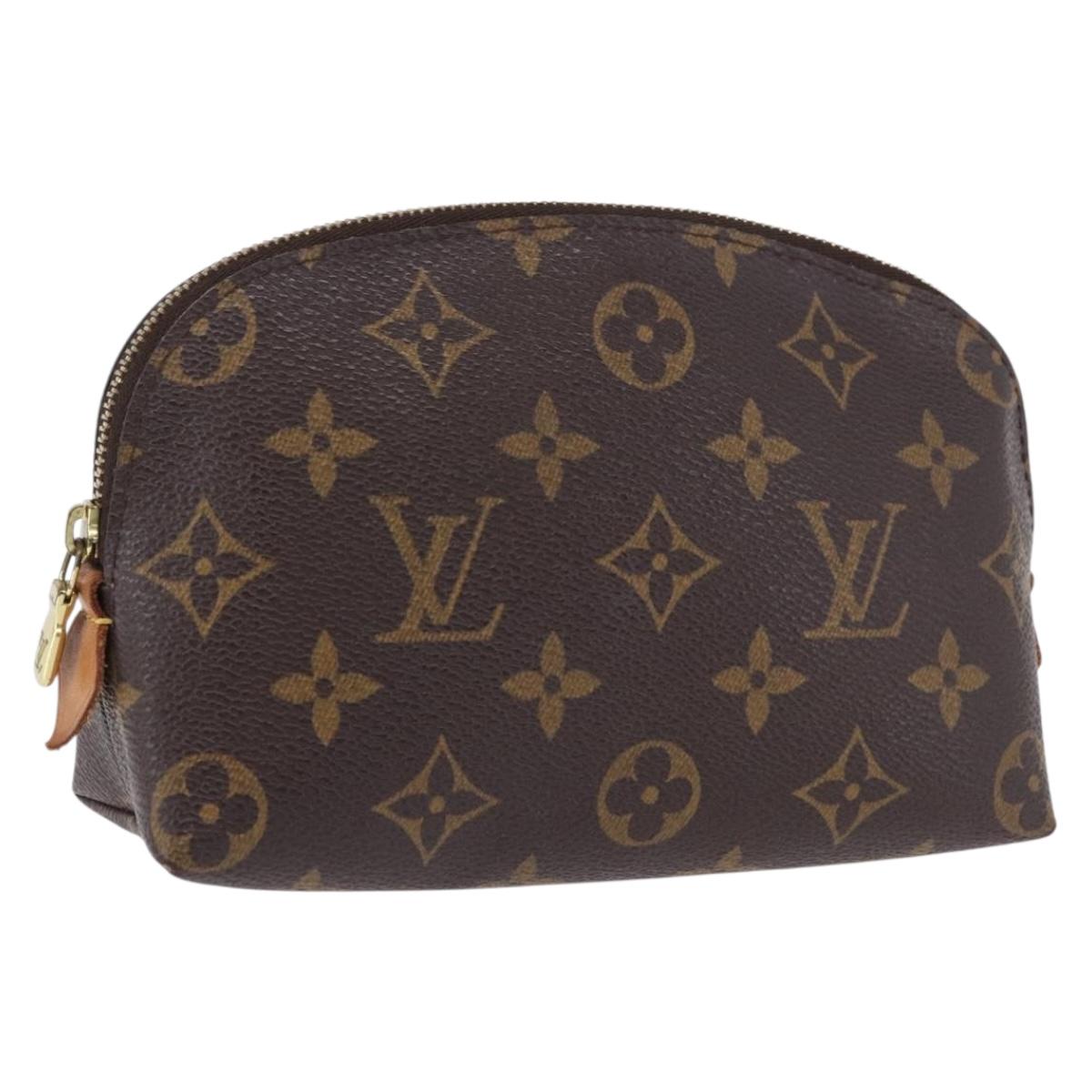 LOUIS VUITTON Monogram Pochette Cosmetic PM Pouch M43998 LV Auth BA14412