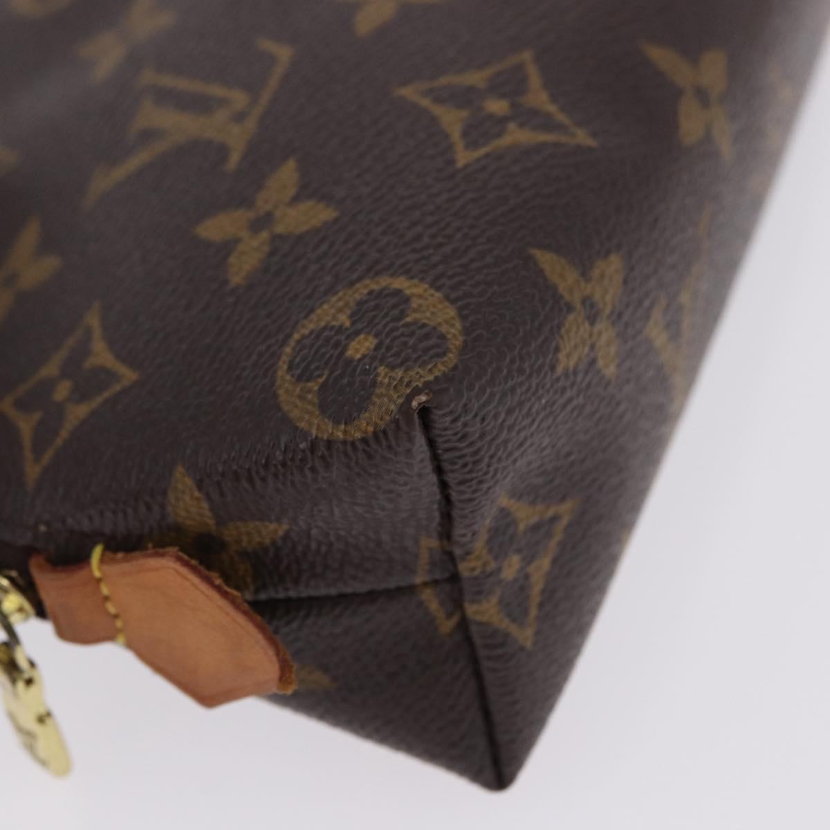 LOUIS VUITTON Monogram Pochette Cosmetic PM Pouch M43998 LV Auth BA14412