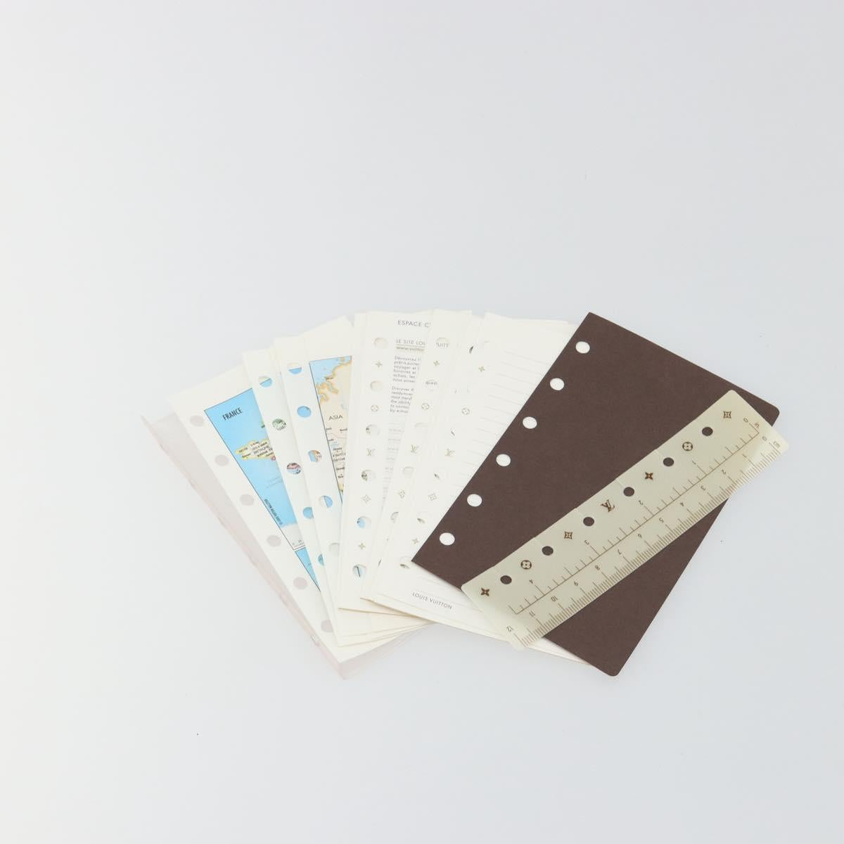 LOUIS VUITTON Epi Agenda PM Day Planner Cover Black R20052 LV Auth BA14418A