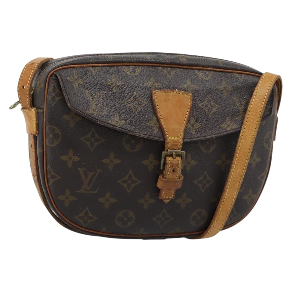 LOUIS VUITTON Monogram Jeune Fille MM Shoulder Bag M51226 LV Auth BA14421