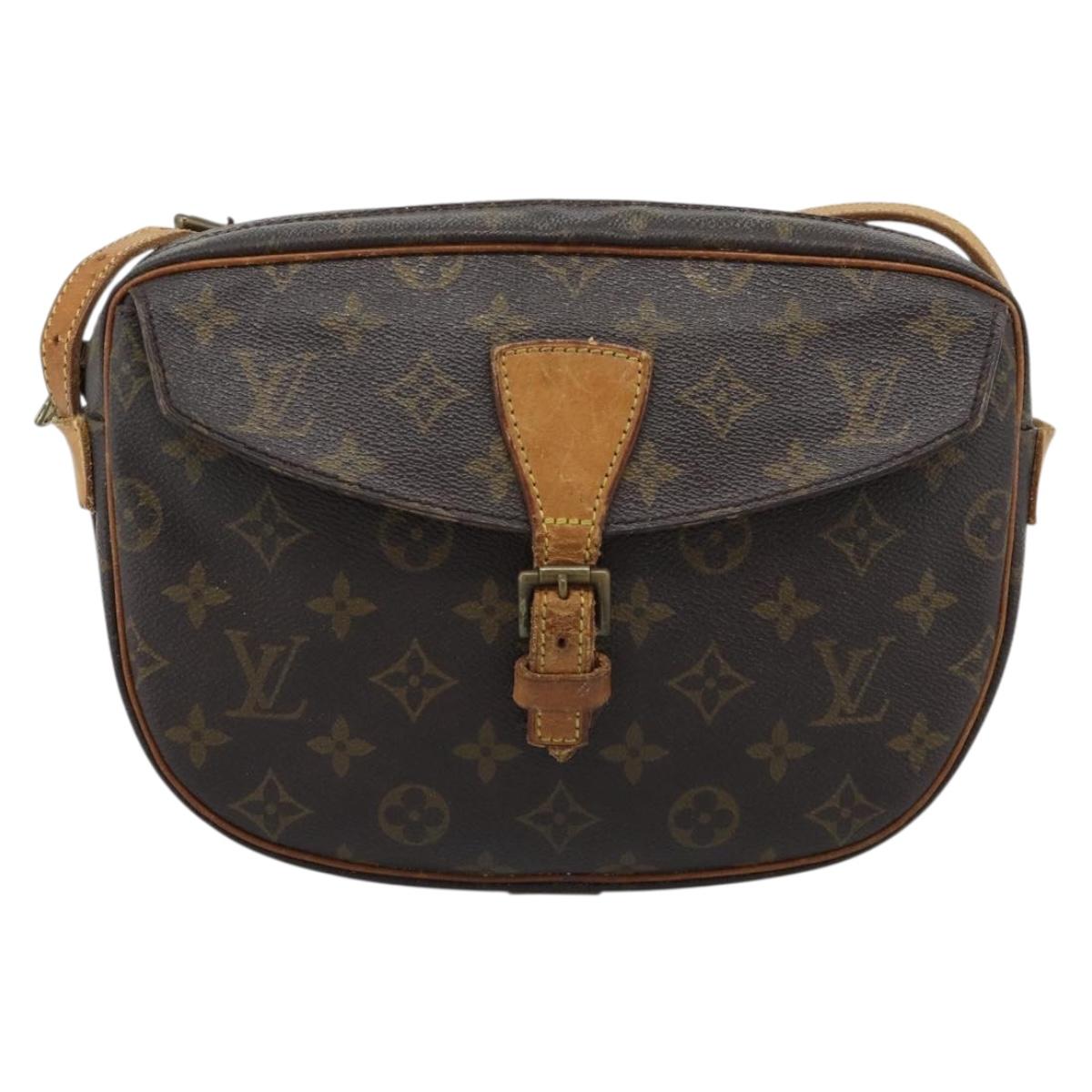 LOUIS VUITTON Monogram Jeune Fille MM Shoulder Bag M51226 LV Auth BA14421