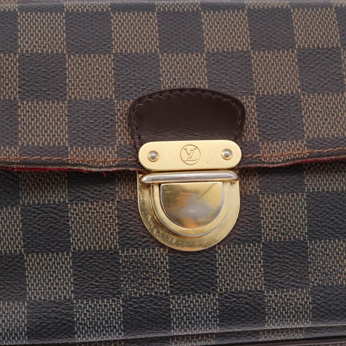 LOUIS VUITTON Damier Ebene Ravello GM Shoulder Bag N60006 LV Auth BA14431