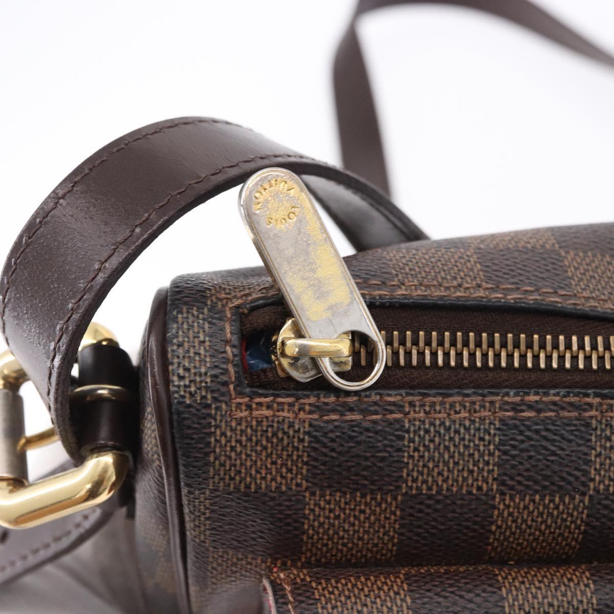 LOUIS VUITTON Damier Ebene Ravello GM Shoulder Bag N60006 LV Auth BA14431
