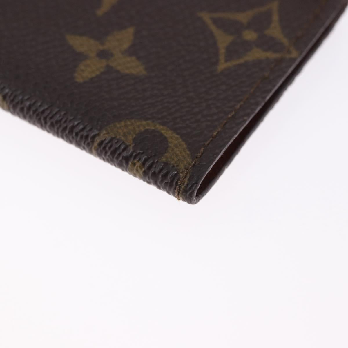 LOUIS VUITTON Monogram Porto Cartes Crdit Pression Card Case M60937 Auth BA14432