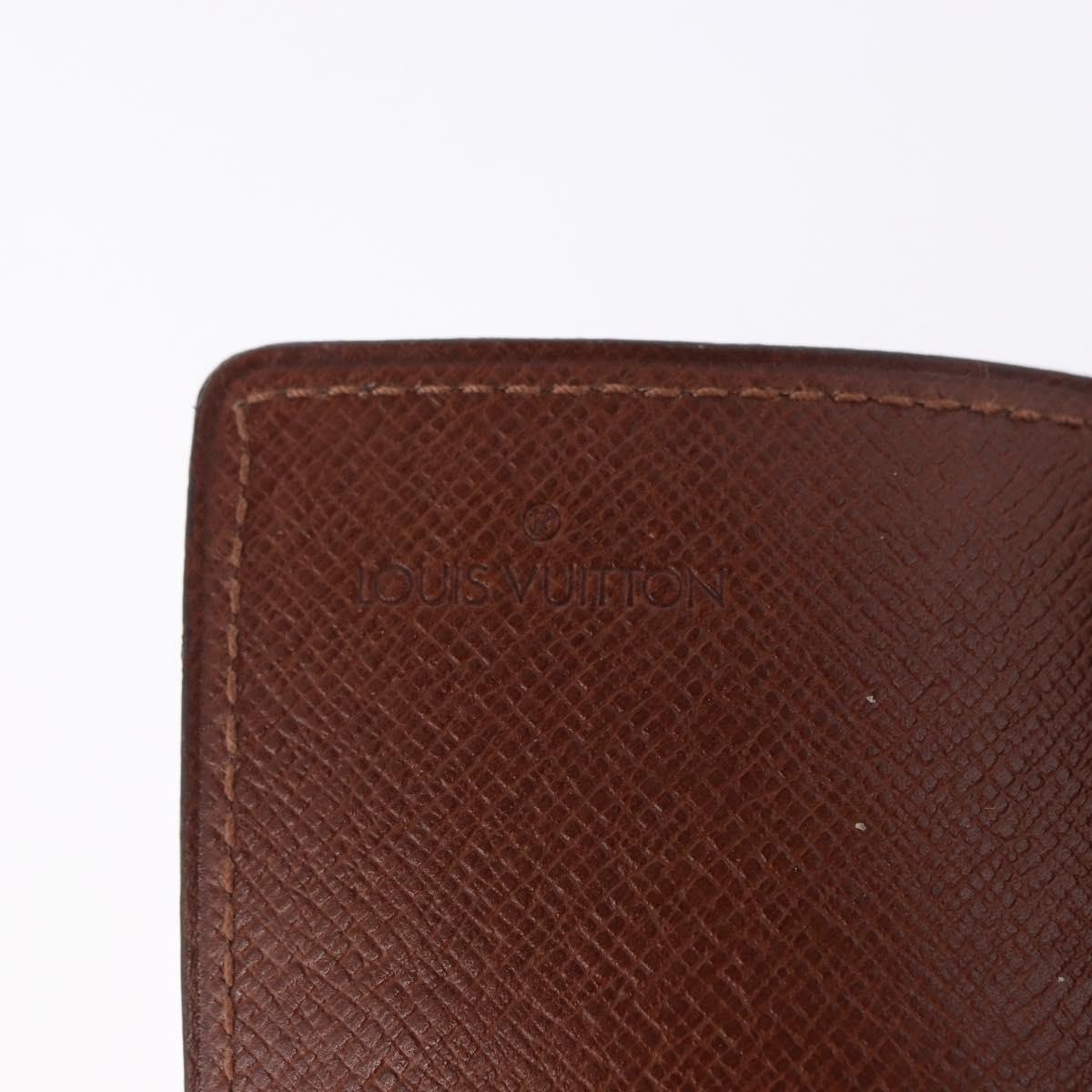 LOUIS VUITTON Monogram Porto Cartes Crdit Pression Card Case M60937 Auth BA14432