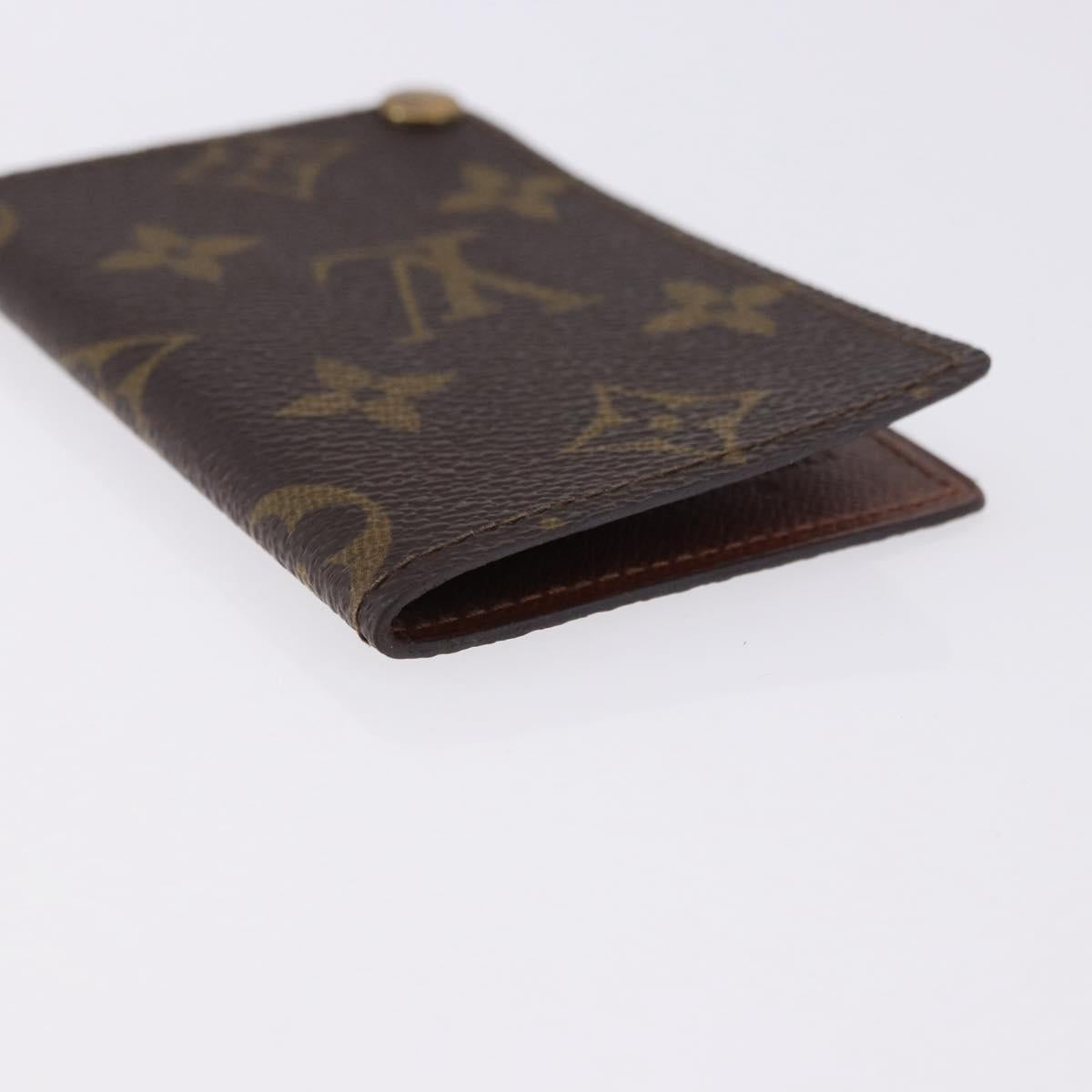 LOUIS VUITTON Monogram Porto Cartes Crdit Pression Card Case M60937 Auth BA14432