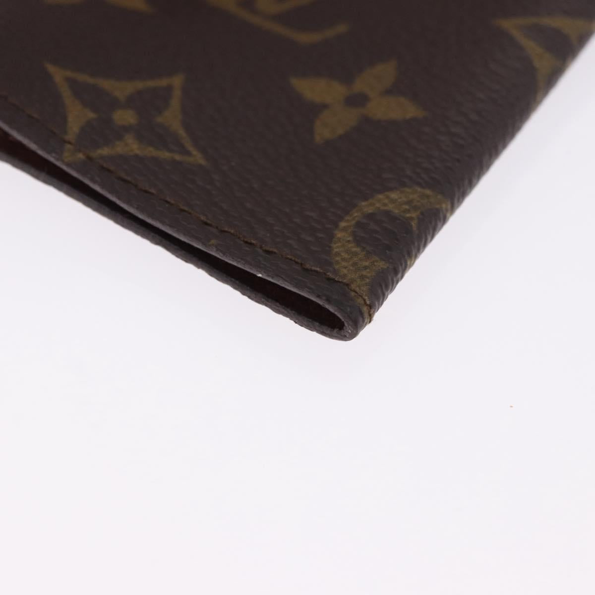 LOUIS VUITTON Monogram Porto Cartes Crdit Pression Card Case M60937 Auth BA14432