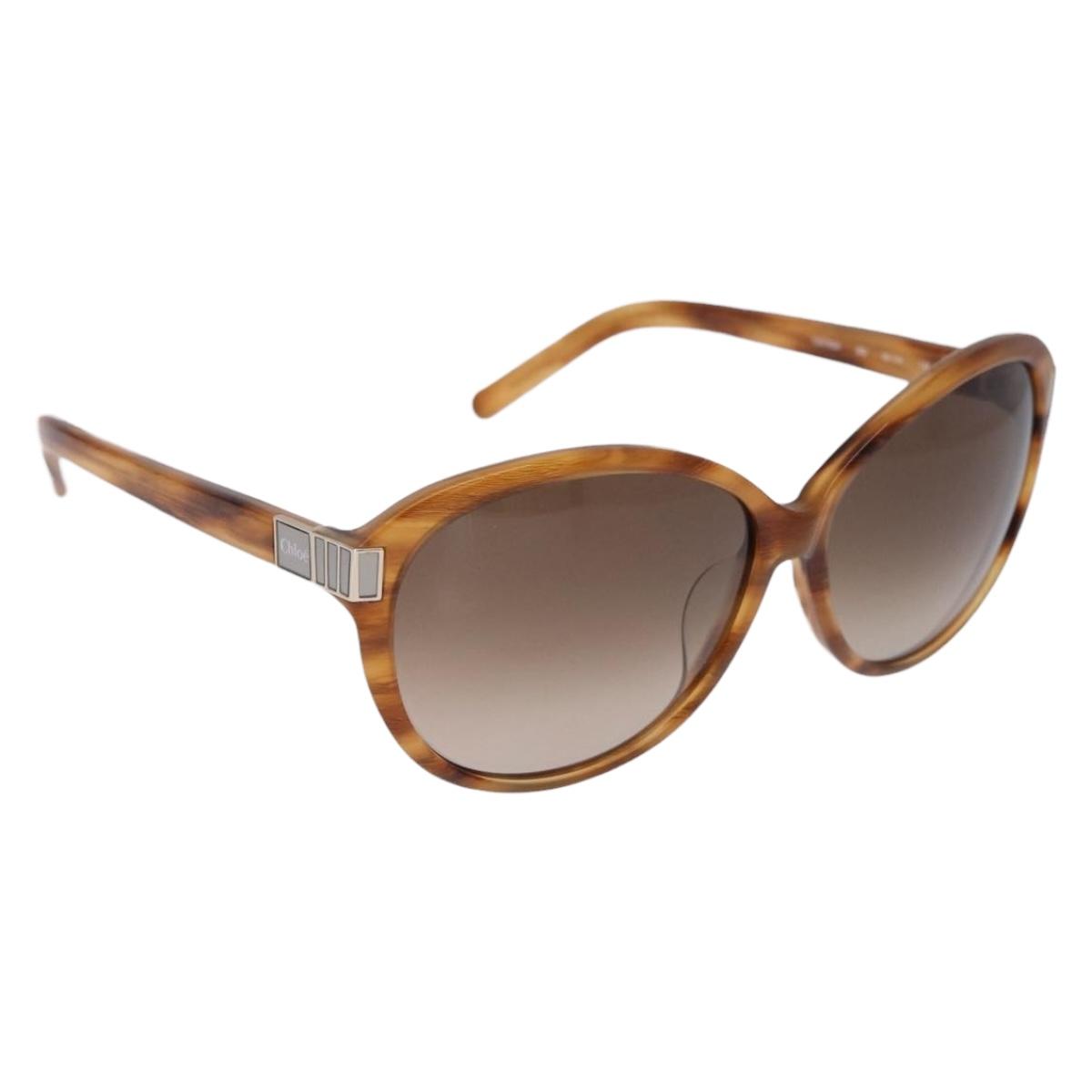 Chloe Sunglasses plastic Brown Auth BA14435A
