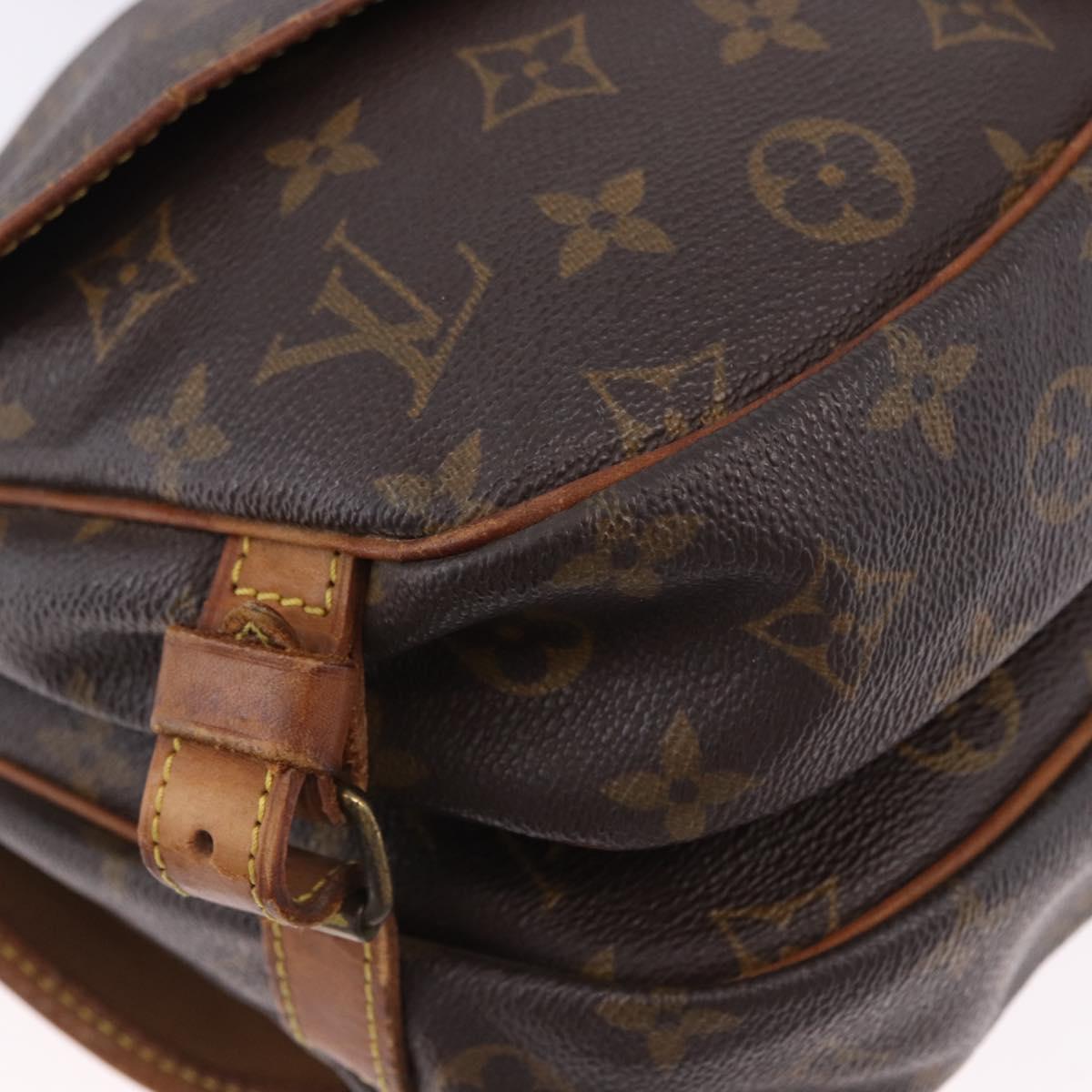 LOUIS VUITTON Monogram Saumur 30 Shoulder Bag M42256 LV Auth BA14441