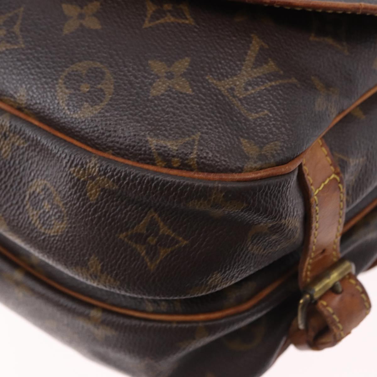 LOUIS VUITTON Monogram Saumur 30 Shoulder Bag M42256 LV Auth BA14441