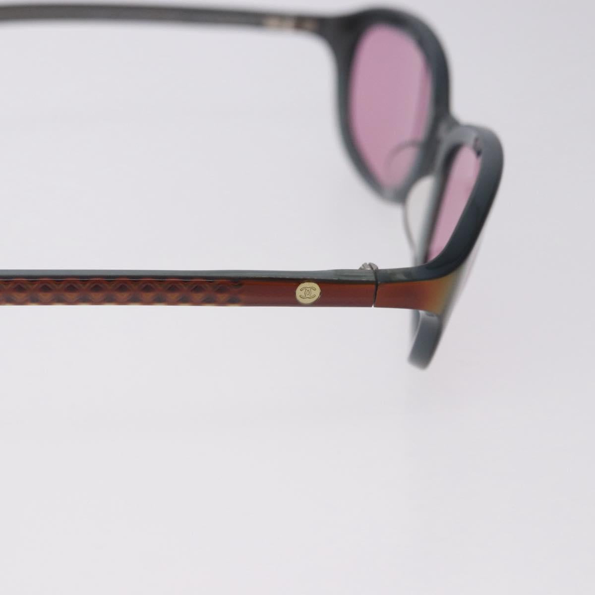CHANEL Sunglasses plastic Red CC Auth BA14445