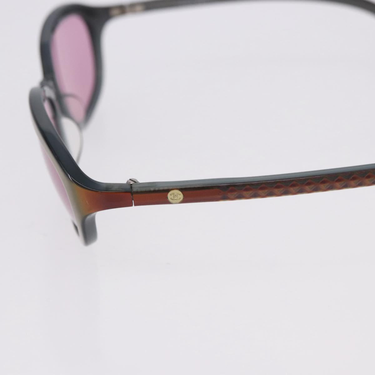 CHANEL Sunglasses plastic Red CC Auth BA14445