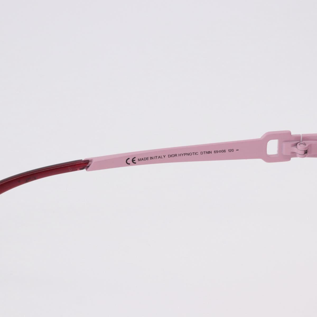 Christian Dior Sunglasses plastic Pink Auth BA14446A