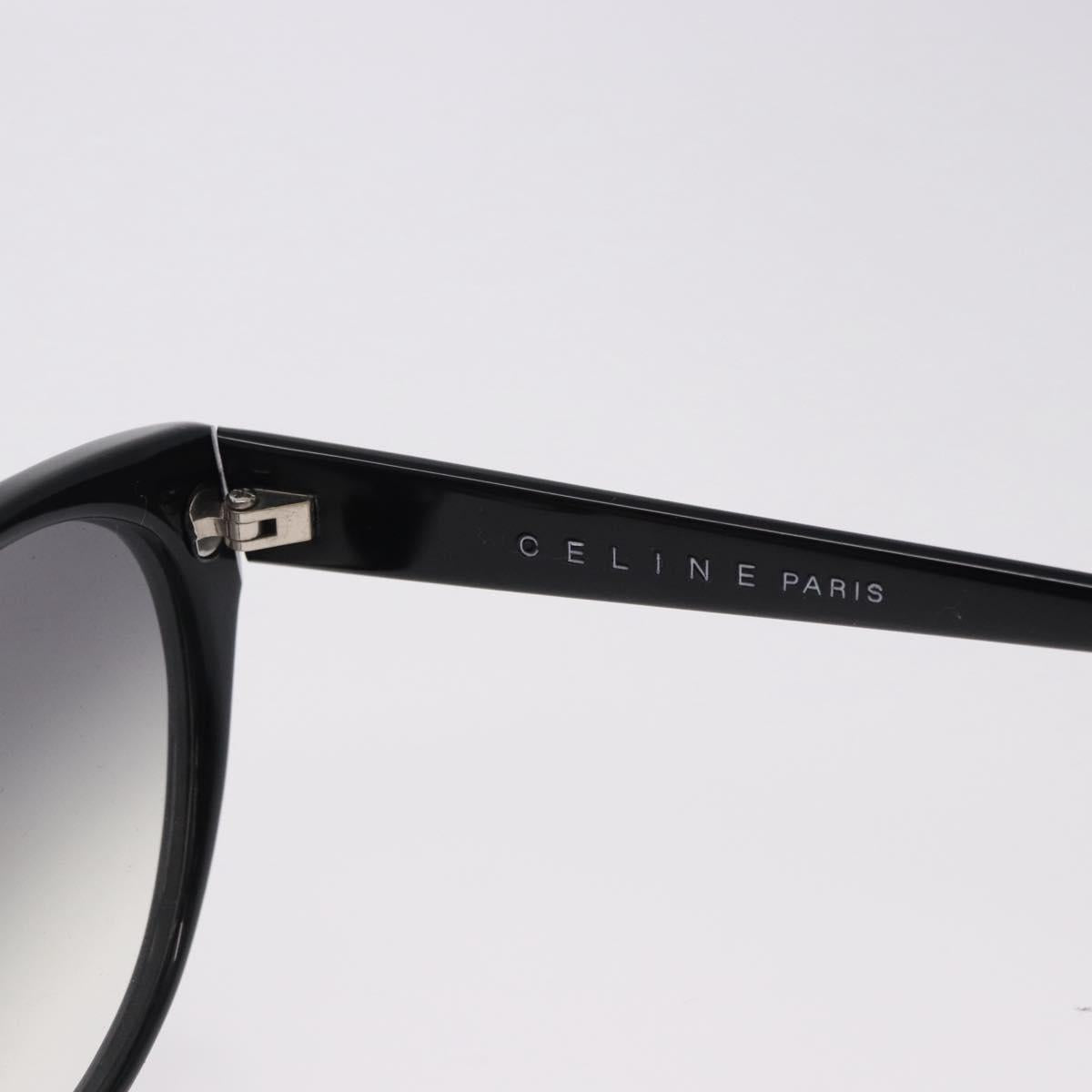 CELINE Sunglasses plastic Black Auth BA14448