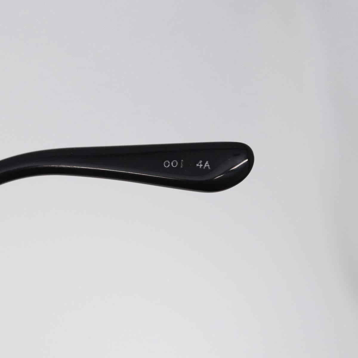 CELINE Sunglasses plastic Black Auth BA14448