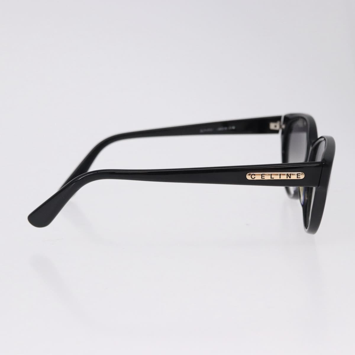 CELINE Sunglasses plastic Black Auth BA14448