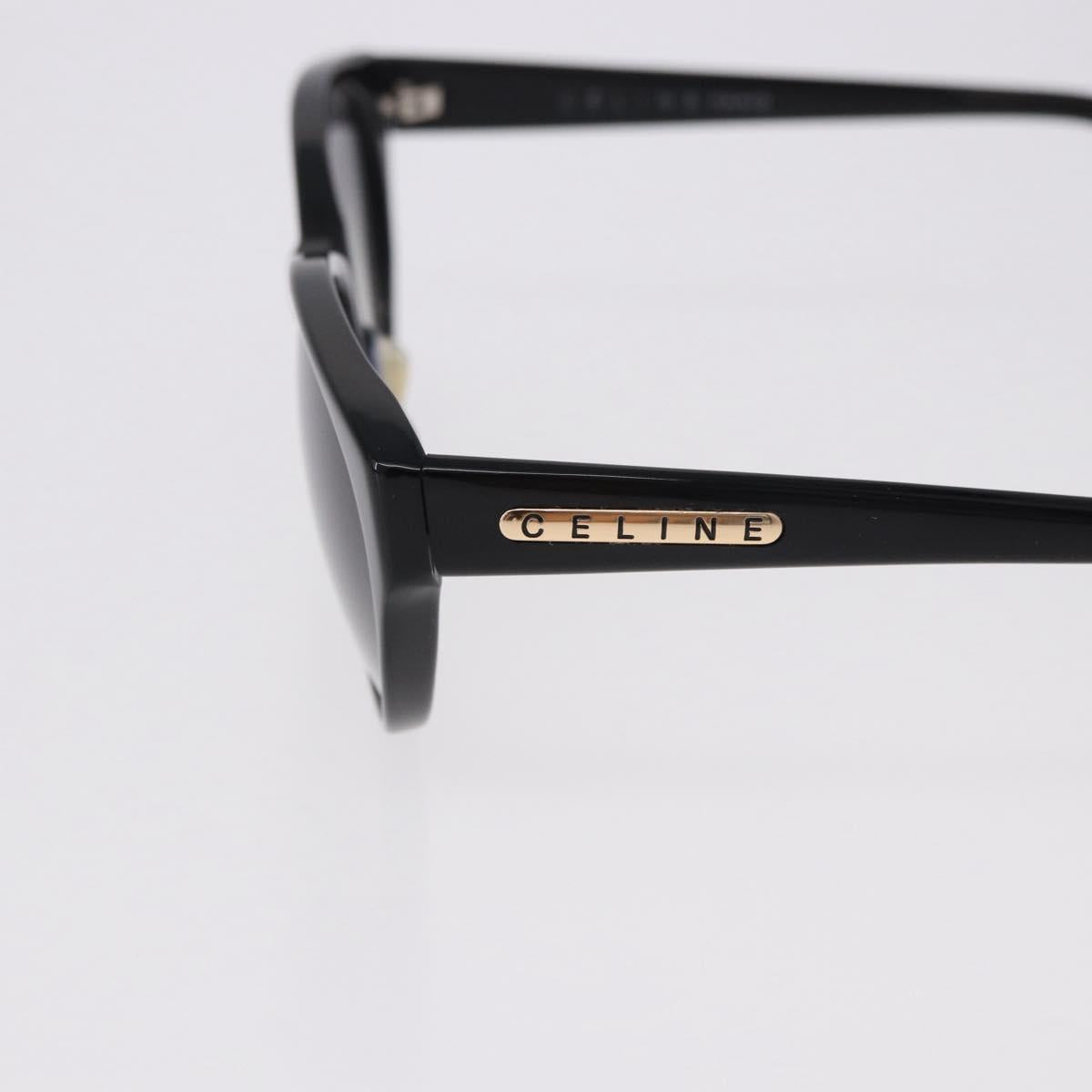 CELINE Sunglasses plastic Black Auth BA14448