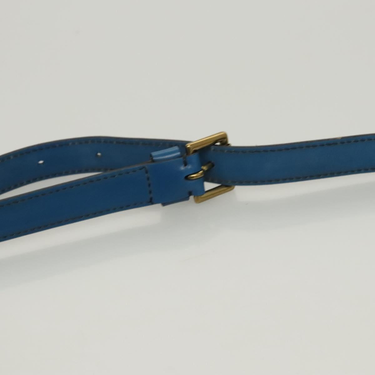 LOUIS VUITTON Epi Saint Cloud GM Shoulder Bag Toledo Blue M52195 LV Auth BA1445